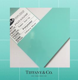 RAL Colors Epoxy Powder Paint 10% Matte Tiffany Co Blue Penggunaan Indoor &amp;amp; Outdoor