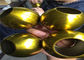 Perlawanan Bahan Kimia Permen Powder Coat Gold Transparent Effect High Heat Disipation