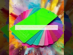 Efek 50 kg/cm Lapisan bubuk epoksi dengan permukaan kulit oranye