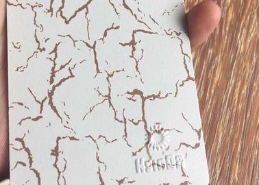 Wood Grain Styles Polyester Powder Coating Paint Untuk Profil Aluminium
