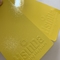 Kuning Tinggi Gloss Epoxy Polyester Powder Coating Cat Permukaan Logam