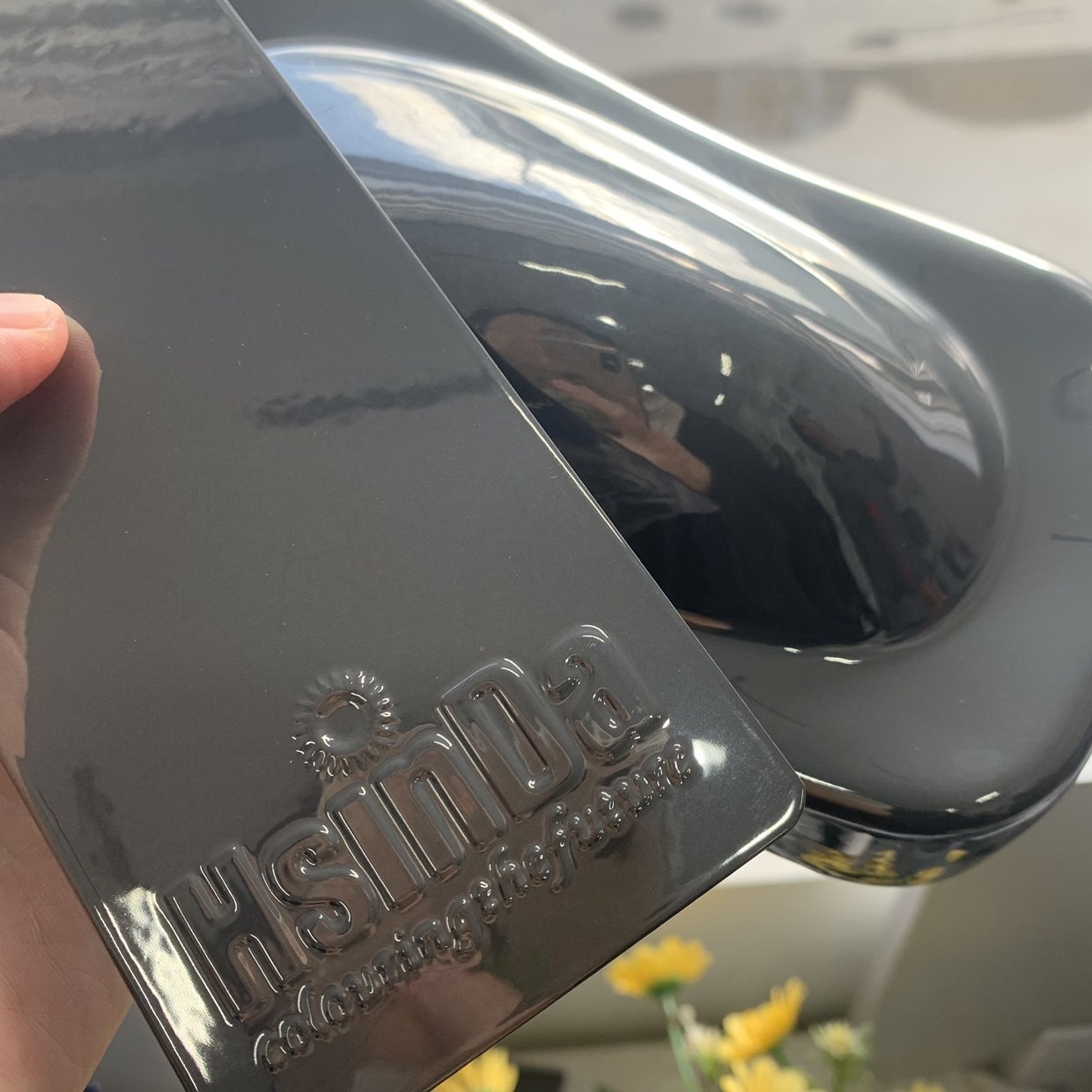 Chrome Mirror Black Powder Coating Spray Paint untuk cat perabot mobil  perahu logam