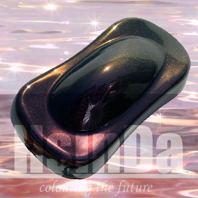 Mutiara Bunglon Hologram Pelangi Warna Metalik Powder Coating Super Flash
