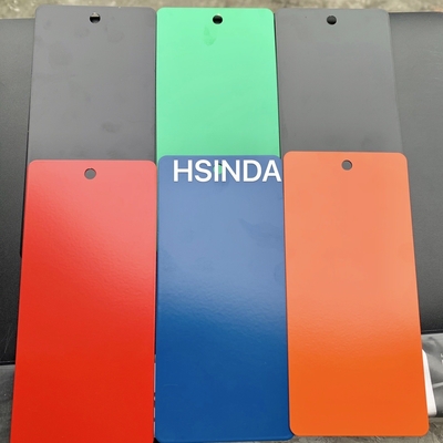 Semi Gloss Satin Polyester Cat Semprot Powder Coating Warna RAL
