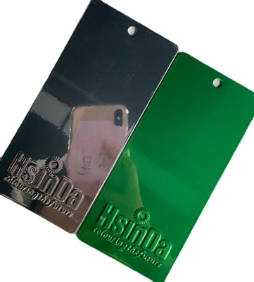 ilusi Warna Super Chrome Dry Plating Green Electrostatic Powder Coating Cat Semprot