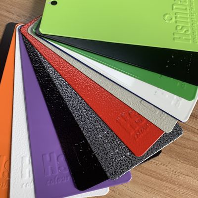 RAL K7 Color Moire Shagreen Powder Coating untuk logam dan furnitur dengan 180-200°C Curing Electrostatic Spray Paint