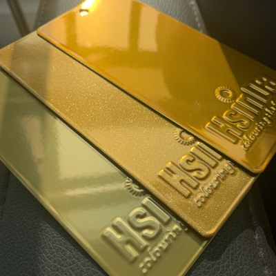 Hsinda Gold Metallic Color Powder Coating UV Resistant
