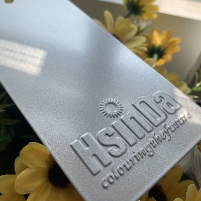 RAL9006 Silver Grey Powder Coating Paint dengan resin pigment