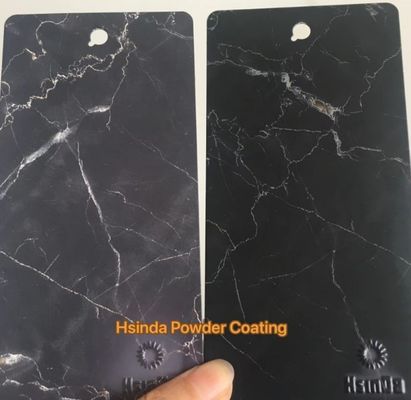 Efek Marmer Powder Coating Cat tahan goresan untuk permukaan logam