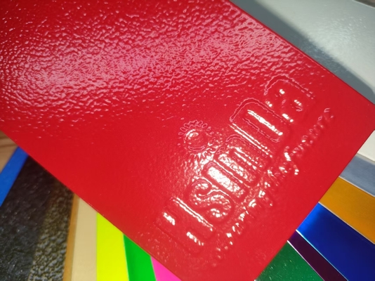 Panas Tahan Kerutan Epoxy Polyester Merah Powder Coating untuk Peralatan Pemadam Kebakaran