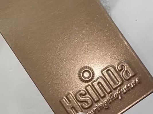 Pelapis Bubuk Metalik Coklat Tahan UV dengan Ukuran Partikel 30-42μm untuk Perlindungan Korosi