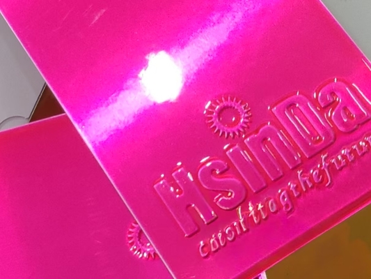 Cerah Tinggi Thermosting Candy Pink Powder Coating Untuk Dekorasi Aksen