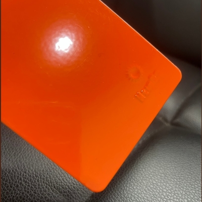 Cat oranye Performa tahan kimia Electrostatic Powder Coating untuk peralatan olahraga sepeda