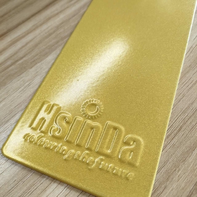 Gloss Superior dan Penyimpanan Warna Lapisan Serbuk Logam di Emas untuk Finish Permukaan