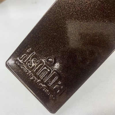 Ral 8014 Brown Sparking Metallic Powder Coating Paint Spray Varnish untuk Peralatan Baja