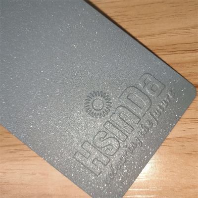 High Gloss Durable Sandy dengan Cat Serbuk Epoxy Epoxy Polyester Berwarna Metallic Gray untuk Dekorasi dan Peralatan