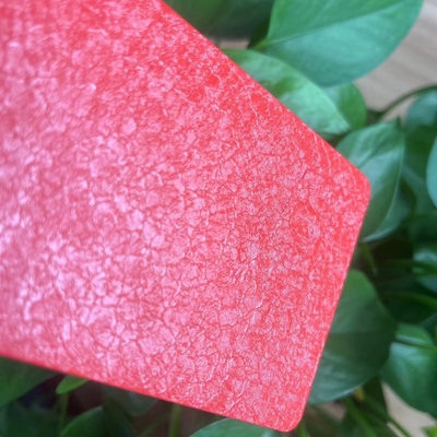 State Powder Coating Ral3020 Red Lizard Skin Alligator Finish UV Electrostatic Untuk 1000hr Kelembaban Metal Industri