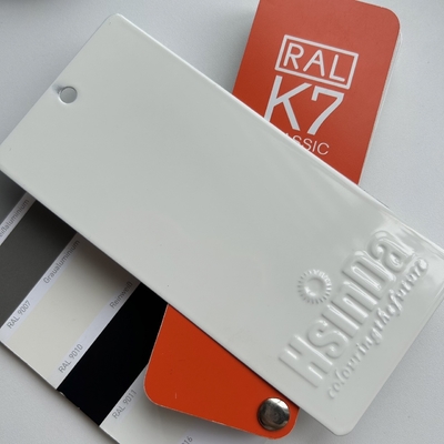 RAL 9010 Pure White Smooth Glossy Electrostatic Powder Coating Paint untuk logam lembaran