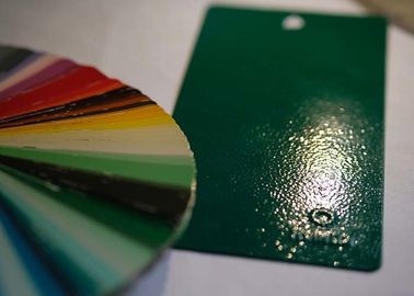 Hijau Kerut Tekstur Butir Thermoset Powder Coating Cat Untuk Mebel Logam