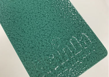 Green Hammer Tekstur Thermoset Metal Powder Dilapisi Epoxy Polyester Paint